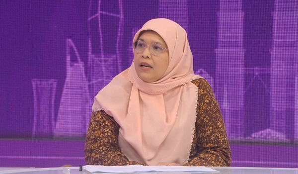 Timbalan Ketua Setiausaha (Perdagangan Antarabangsa) MITI, Mastura Ahmad Mustafa menjadi tetamu program Bicara Naratif /Foto RTM